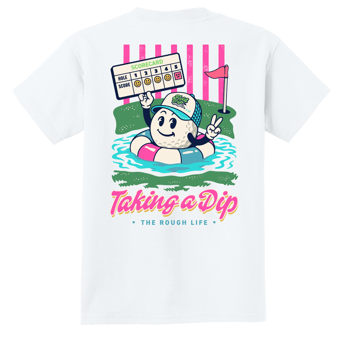 Taking a Dip Aqua- YOUTH COTTON