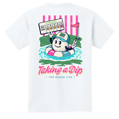 Taking a Dip Aqua- YOUTH COTTON
