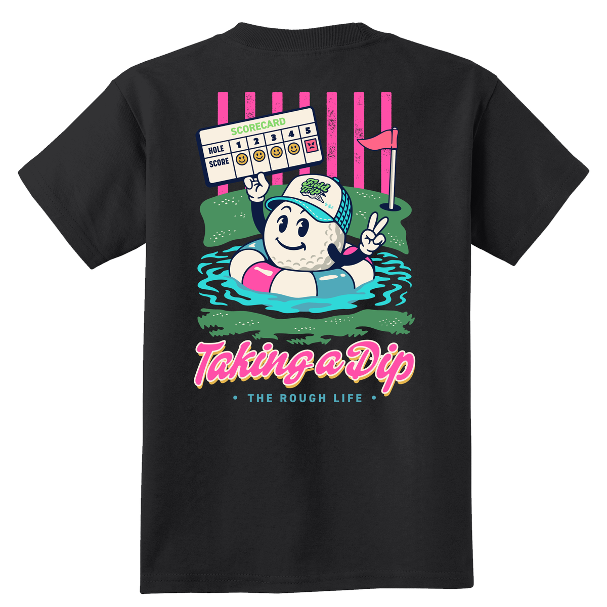 Taking a Dip Aqua- YOUTH COTTON