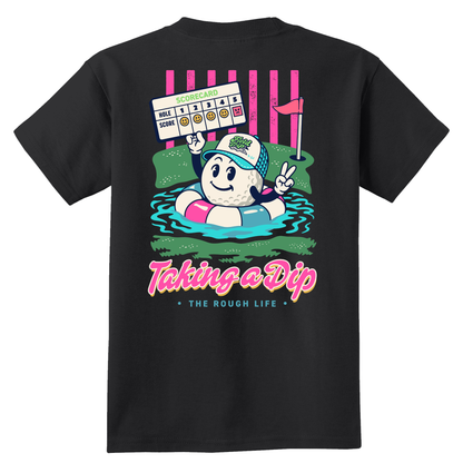Taking a Dip Aqua- YOUTH COTTON