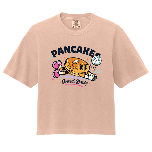 Pancakes All Day- Boxy Tee