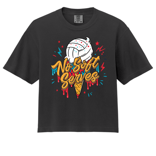 No Soft Serves Bomb Pop- Boxy Tee