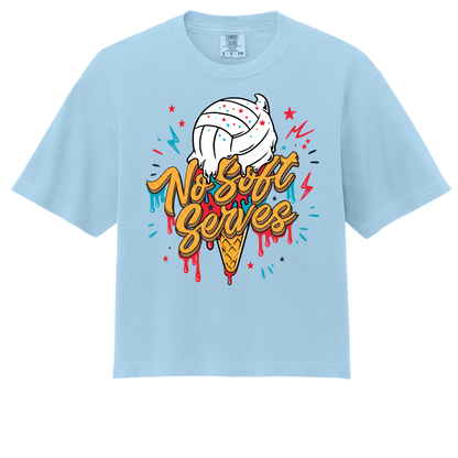 No Soft Serves Bomb Pop- ADULT Boxy Tee