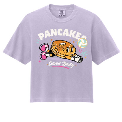 Pancakes All Day- ADULT Boxy Tee