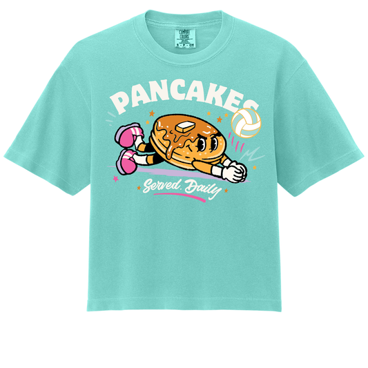Pancakes All Day- ADULT Boxy Tee
