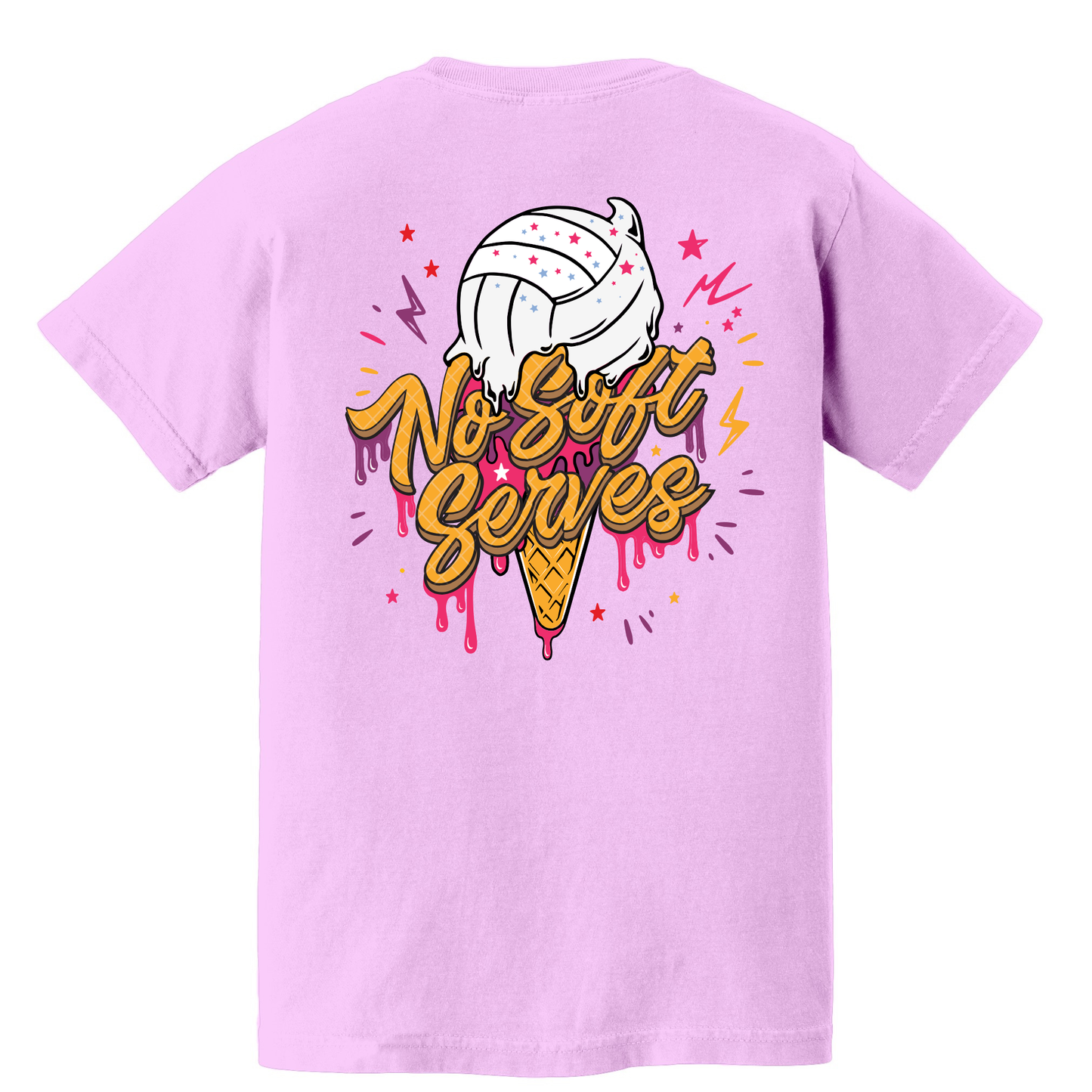 No Soft Serves Sunset Swirl- YOUTH COTTON