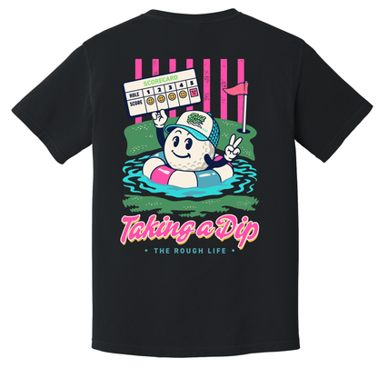 Taking A Dip Aqua- ADULT COTTON