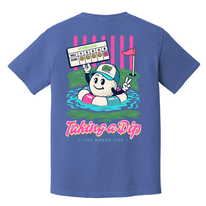 Taking A Dip Aqua- ADULT COTTON