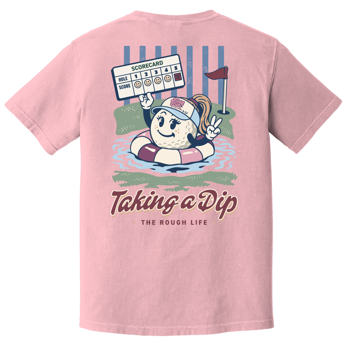 Taking A Dip Merlot- ADULT COTTON