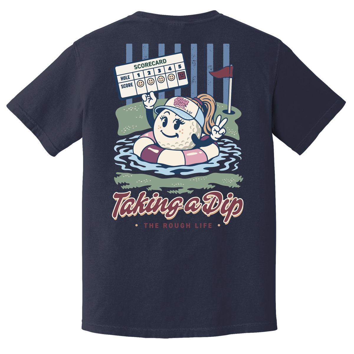 Taking A Dip Merlot- ADULT COTTON
